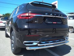 Тюнинг внедорожника Защита заднего бампера Haval F7, F7X  2019