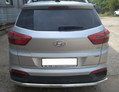 Тюнинг внедорожника Защита заднего бампера Hyundai Creta 2016