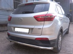Тюнинг внедорожника Защита заднего бампера Hyundai Creta 2016
