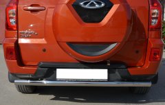 Тюнинг внедорожника Защита заднего бампера Chery Tiggo 3 2017- наст. вр.