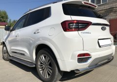 Тюнинг внедорожника Защита заднего бампера Chery Tiggo 4 2019