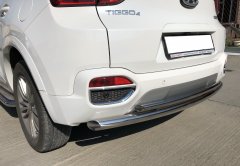 Тюнинг внедорожника Защита заднего бампера Chery Tiggo 4 2019