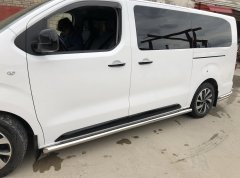 Тюнинг внедорожника Защита штатного порога труба Citroen SpaceTourer 2018- наст. время