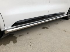 Тюнинг внедорожника Защита штатного порога труба Citroen SpaceTourer 2018- наст. время