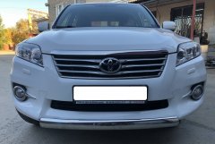 Тюнинг внедорожника Защита переднего бампера Toyota RAV4 2010-2012