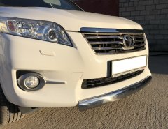 Тюнинг внедорожника Защита переднего бампера Toyota RAV4 2010-2012