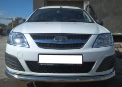 Тюнинг внедорожника Защита переднего бампера LADA Largus