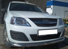 Тюнинг внедорожника Защита переднего бампера LADA Largus