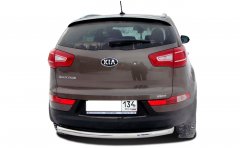 Тюнинг внедорожника Защита заднего бампера KIA Sportage 2010