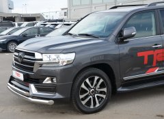 Тюнинг внедорожника Защита переднего бампера Toyota Land Cruiser 200 TRD 2019