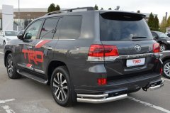 Тюнинг внедорожника Защита заднего бампера Toyota Land Cruiser 200 TRD 2019