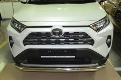 Тюнинг внедорожника Защита переднего бампера Toyota RAV4 2019