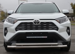 Тюнинг внедорожника Защита переднего бампера Toyota RAV4 2019