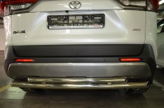 Тюнинг внедорожника Защита заднего бампера Toyota RAV4 2019