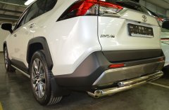Тюнинг внедорожника Защита заднего бампера Toyota RAV4 2019