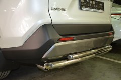 Тюнинг внедорожника Защита заднего бампера Toyota RAV4 2019