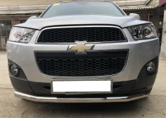 Тюнинг внедорожника Защита переднего бампера Chevrolet Captiva 2012