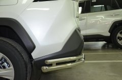 Тюнинг внедорожника Защита заднего бампера Toyota RAV4 2019