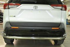 Тюнинг внедорожника Защита заднего бампера Toyota RAV4 2019