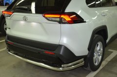 Тюнинг внедорожника Защита заднего бампера Toyota RAV4 2019