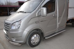 Тюнинг внедорожника Пороги с накладным листом ГАЗ Газель Next