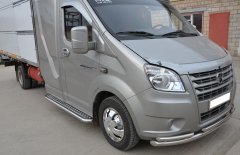 Тюнинг внедорожника Пороги с накладным листом ГАЗ Газель Next