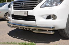 Тюнинг внедорожника Защита переднего бампера Lexus LX 570 2007-2012
