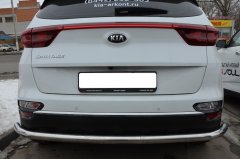 Тюнинг внедорожника Защита заднего бампера KIA Sportage 2018 (рестайлинг)