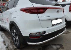 Тюнинг внедорожника Защита заднего бампера KIA Sportage 2018 (рестайлинг)