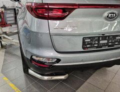 Тюнинг внедорожника Защита заднего бампера KIA Sportage 2018 (рестайлинг)