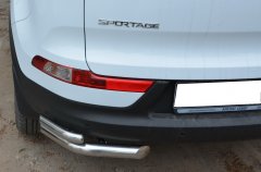 Тюнинг внедорожника Защита заднего бампера KIA Sportage 2018 (рестайлинг)