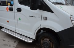 Тюнинг внедорожника Пороги с накладным листом ГАЗ Газель Next