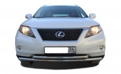 Тюнинг внедорожника Защита переднего бампера Lexus RX270/RX350/RX450h 2009-2012_ 2012-2015