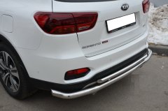 Тюнинг внедорожника Защита заднего бампера KIA Sorento Prime 2015