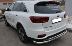 Тюнинг внедорожника Защита заднего бампера KIA Sorento Prime 2015