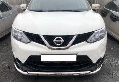 Тюнинг внедорожника Защита переднего бампера Nissan Qashqai 2015
