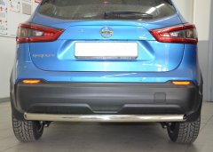 Тюнинг внедорожника Защита заднего бампера Nissan Qashqai 2017 рестайлинг