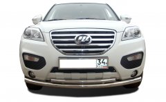 Тюнинг внедорожника Защита переднего бампера Lifan X60 2011