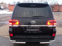 Тюнинг внедорожника Защита заднего бампера Toyota Land Cruiser 200 Executive Lounge 2018