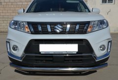 Тюнинг внедорожника Защита переднего бампера Suzuki Vitara 2019