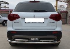 Тюнинг внедорожника Защита заднего бампера Suzuki Vitara 2019