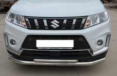 Тюнинг внедорожника Защита переднего бампера Suzuki Vitara 2019