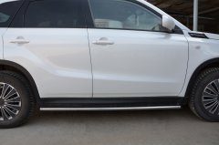 Тюнинг внедорожника Защита штатного порога труба Suzuki Vitara 2019