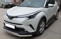Тюнинг внедорожника Защита переднего бампера Toyota C-HR 2018