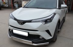 Тюнинг внедорожника Защита переднего бампера Toyota C-HR 2018