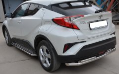 Тюнинг внедорожника Защита заднего бампера Toyota C-HR 2018