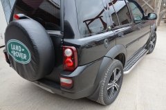 Тюнинг внедорожника Пороги с накладным листом Land Rover Freelander 1997-2006г. (I поколение)