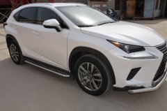 Тюнинг внедорожника Пороги с накладным листом Lexus NX200 2017 - наст. время