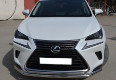 Тюнинг внедорожника Защита переднего бампера Lexus NX200 2017 - наст. время