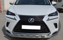 Тюнинг внедорожника Защита переднего бампера Lexus NX200 2017 - наст. время